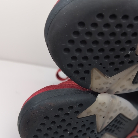 Air Jordan Retro 6 "Toro Bravo" Size 4.5 Youth USA USED L@@K!!!!!! - Picture 16 of 17